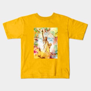 Statue of liberty - New York City Kids T-Shirt